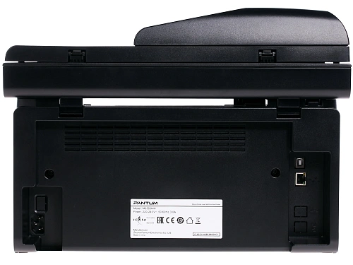 Pantum M6550NW (копир, принтер, цв. сканер) (чб., A4, 22ppm, 128MB, 600MHz, 60-163 г/м2, 1200x1200 dpi, макс. 20т мес., ADF (35 листов), GDI, USB 2.0, Ethernet 10/100, Wi-Fi, Scan to E-mail (PC, FTP), в комплекте стар.-й картридж на 1.6т отп.-ов формата A