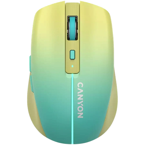 CANYON mouse MW-44  Wireless Charge Yellow Blue