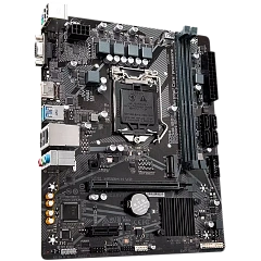 GIGABYTE Mainboard Desktop H510M H V2 (S1200, H510, 2xDDR4, HDMI, VGA, 1xPCIex16, 2xPCIex1, ALC887, Realtek GbE LAN, 4xSATA III, 1xM.2, USB 3.2, USB 2.0, mATX, Retail)