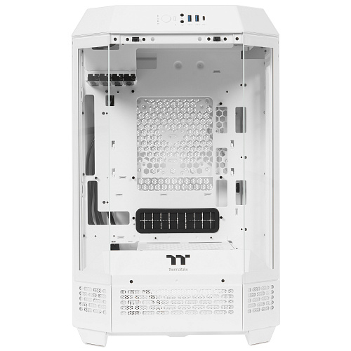 Корпус Thermaltake The Tower 300 Snow, Micro Tower, m-ITX, White, 3x3.5"/3x2.5", 2xUSB3.0, USB-C