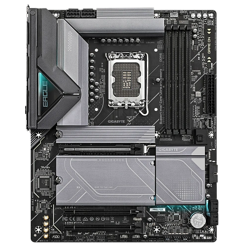 Матплата Gigabyte Z890 Eagle WiFi 7, iZ890, S1851, ATX, 4DDR-5,1xPCI-Ex16,4SATA,4xM.2,DP,USB-C,14USB