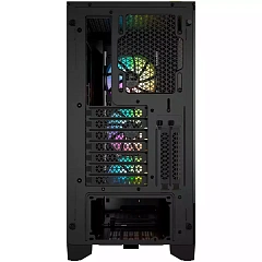 Corsair iCUE 4000X RGB Tempered Glass Mid-Tower, Black