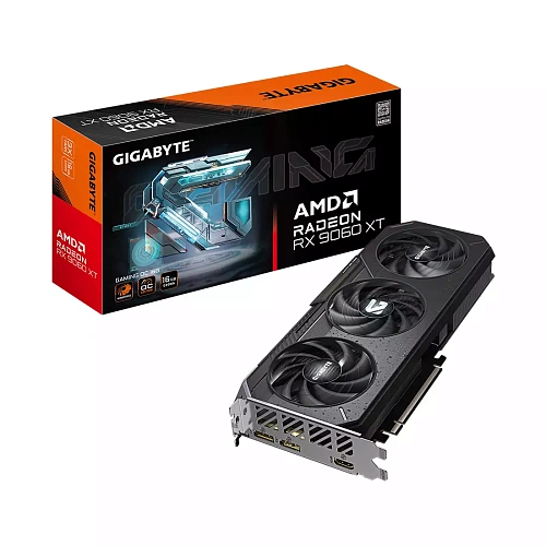 Radeon RX9060XT, Gigabyte Gaming OC, 2530MHz/20000MHz, 128bit, 16GB GDDR6, HDMI, 2xDP
