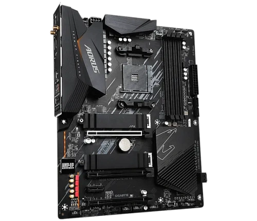 Матплата Gigabyte GA-B550 Aorus Elite AX V2, AM4, ATX, 4DDR-4, 3xPCI-Ex16, 4SATA,2xM.2,HDMI,DP,11USB