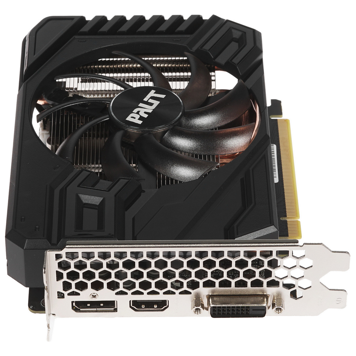 GF GTX1660Ti, Palit StormX, 1770MHz/12000MHz, 192bit, 6GB GDDR6, DVI-D, HDMI, DP