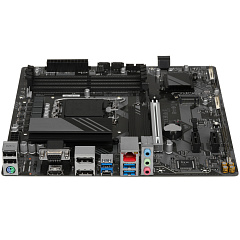 Матплата Gigabyte B760M DS3H Gen5, iB760,S1700,mATX,4DDR-5,3xPCI-Ex16,4SATA,2xM.2,VGA,HDMI,2xDP,9USB