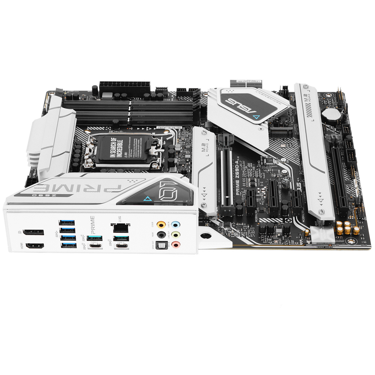 Матплата Asus Prime Z690-A, iZ690, S1700, ATX, 4DDR-5, 2xPCI-Ex16, 4SATA, 4xM.2, HDMI, DP, 15USB