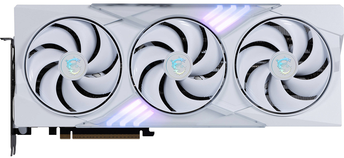 Видеокарта MSI GeForce RTX 5080 16G GAMING TRIO OC WHITE, 16Gb GDDR7 256-bit HDMI 3xDP G5080-16GTCW