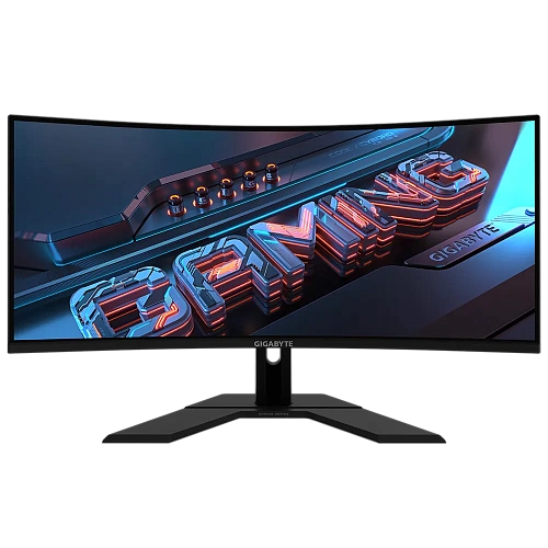 Монитор 34" Gigabyte GS34WQC EK, Black, VA, 3440x1440@135Hz, 300кд/м2, 4000:1, 1ms, 2xHDMI, DP