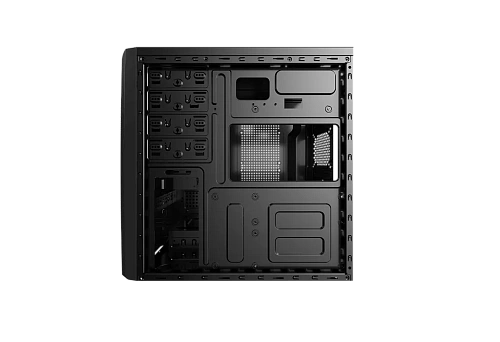Корпус AeroCool CS-1101, Midi Tower, ATX, Black, 1x5.25"/3x3.5"/1x2.5", 2xUSB, USB3.0