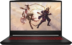 Ноутбук MSI Katana GF66 11UC, Core i7-11800H/15.6"FHD/8GB/512GB/GF RTX3050 4GB/LAN/DOS