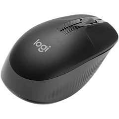 Мышь Logitech M190, Grey, Wireless, Optical, 1000dpi, 1 x AA, USB