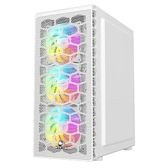 Корпус Wintek Energy JX188-11-M-W TG, Midi Tower, ATX, White, 2x3.5"/2x2.5", 2xUSB, USB3.0