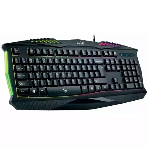 Клавиатура игровая проводная Scorpion K220, USB, 7 цветов подсветки, 12 функциональных клавиш, до 2 млн. нажатий, защита от брызг. Кабель 1.5 м. Цвет