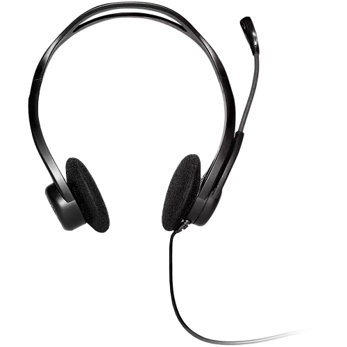 Гарнитура Logitech PC960 (USB, элементы управления на кабеле, кабель 2.4м) (M/N: A00091)