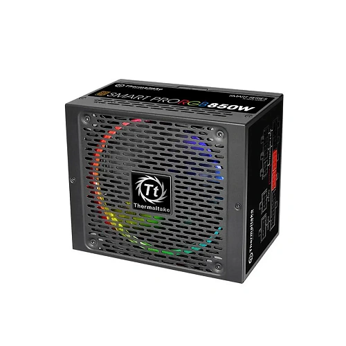 БП ATX 850W Thermaltake Smart Pro RGB, 14sm fan,24+4/24+8,9SATA,6Molex,4x6p/4x2p PCI-E,ATX