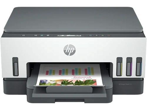 МФУ HP Smart Tank 720 (A4) Color Ink Printer/Scanner/Copier 1200 x 1200 dpi 15/9ppm. USB 2.0+Wi-Fi  duty cycle 5000 pages