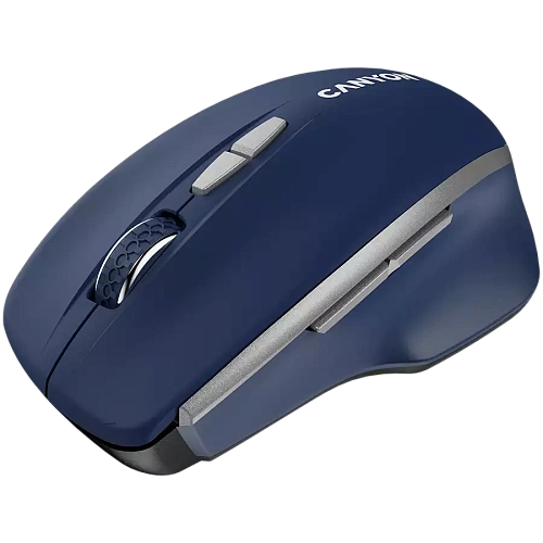 CANYON MW-21, 2.4 GHz  Wireless mouse ,with 7 buttons, DPI 800/1200/1600, Battery: AAA*2pcs,Blue,72*117*41mm, 0.075kg