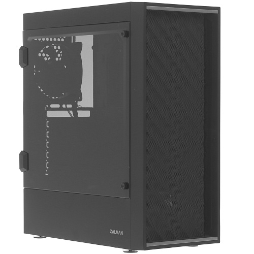 Корпус Zalman T7, Midi Tower, ATX, Black, 2x3.5"/4x2.5", 2xUSB, USB3.0