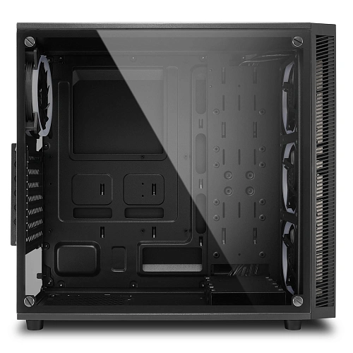 Корпус Sharkoon TG4 RGB, Midi Tower, ATX, m-ATX, Black, 2x3.5"/4x2.5", 2xUSB3.0