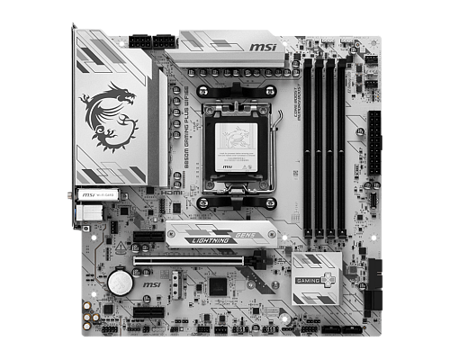 Матплата MSI B850 Gaming Plus WiFi6E, AM5, ATX, 4DDR-5, 1хPCI-Ex16/1x4/1x1,4SATA,2xM.2,DP,HDMI,15USB