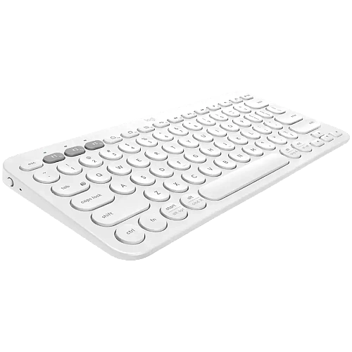 Клавиатура беспроводная Logitech K380 (OFFWHITE, Multi-Device, Bluetooth Classic (3.0), 2 батарейки типа ААА) (M/N: Y-R0056)