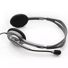 Гарнитура Logitech H110 (2 x 3.5мм, кабель 1.8м) (M/N: A-00021)