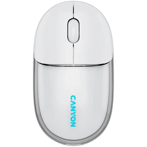 CANYON mouse OnClick 24 BT/ Wireless Transparent/White