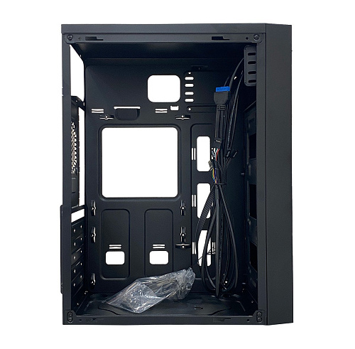 Корпус NOMAD NMD-C6013 ATX/mATX 1x3.5" 2x2.5" USB3.0х2 USB2.0х1 Черный, Без БП