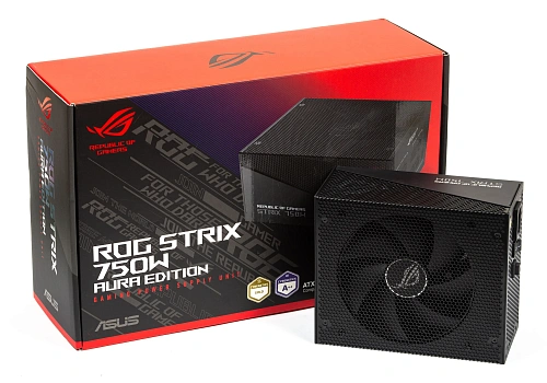 БП ATX 750W Asus ROG Strix AE, Gold, 24+4/24+4+8/24+8/24+8+8, 13.5cm, 1x6+2p+2x8p+16p PCI-E
