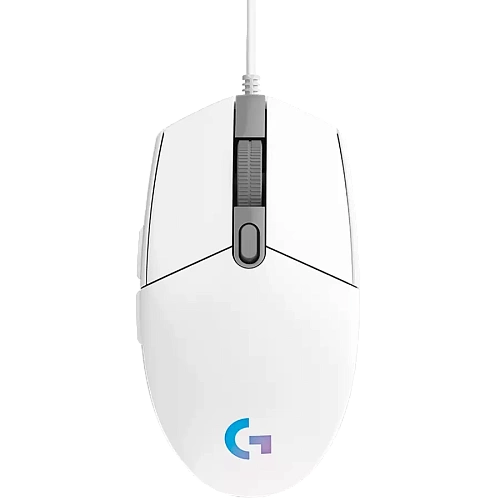 Мышь Logitech G102 LightSync, White, Wired, Gaming, Optical, 8000dpi, RGB backlight, USB