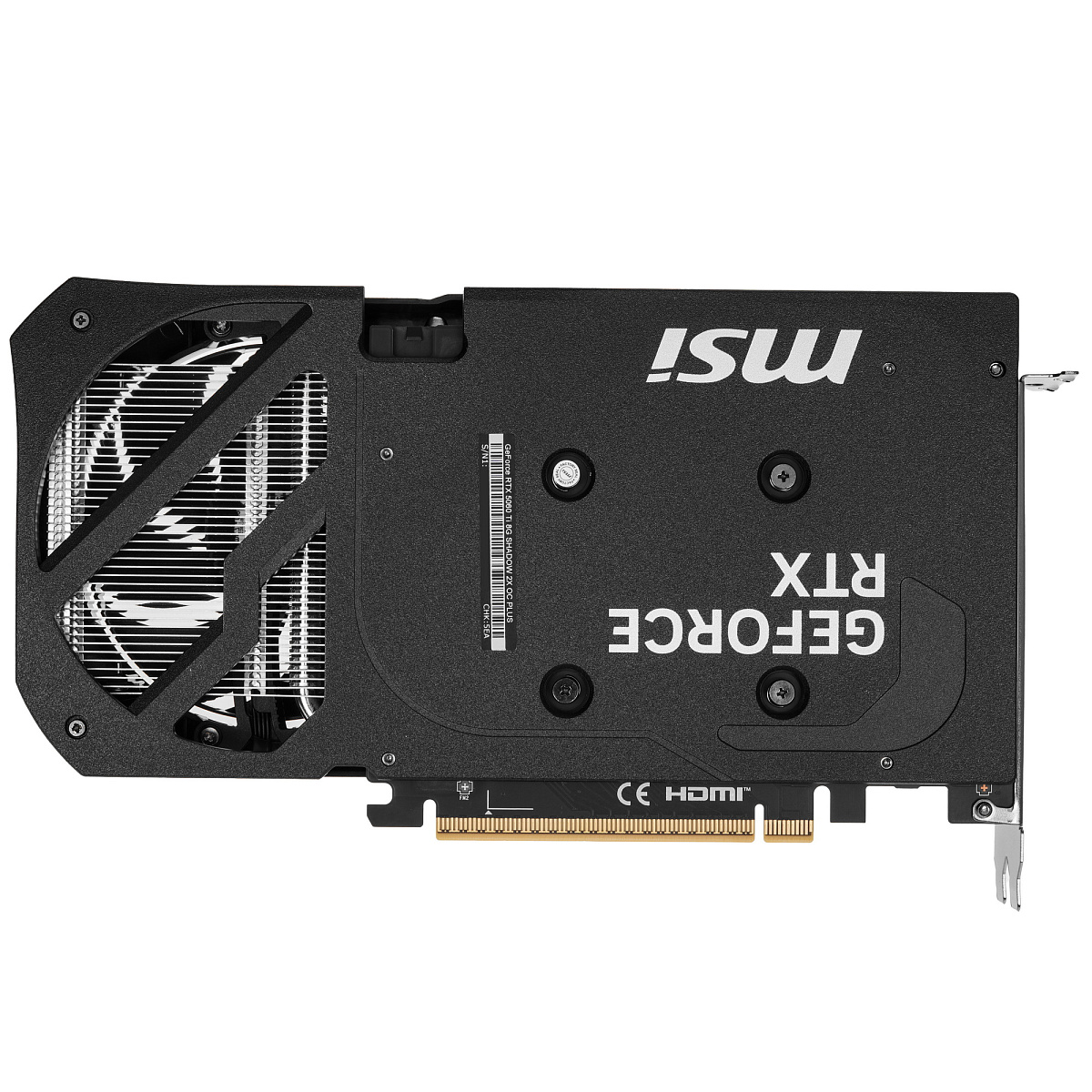 Видеокарта MSI GeForce RTX 5060 Ti 8G SHADOW 2X OC PLUS, 8Gb GDDR7 128-bit 1xHDMI 3xDP G506T-8S2CP