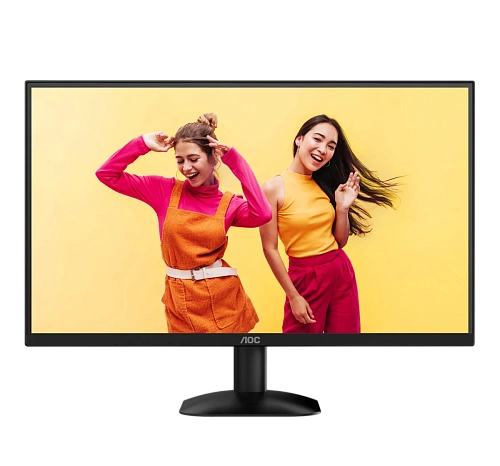 Монитор жидкокристаллический AOC 24B35HM2/01 LCD 23,8'' 16:9 1920х1080(FHD) VA, 100 Hz, 300 cd/m2, H178°/V178°, 4000:1, 16.7M, 1-4ms, HDMI, VGA, черный