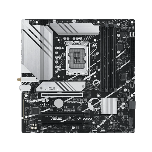 Матплата Asus Prime B760M-A WiFi, iB760, S1700, mATX, 4DDR-5, 1xPCI-Ex16,4SATA,2xM.2,2xHDMI,DP,16USB
