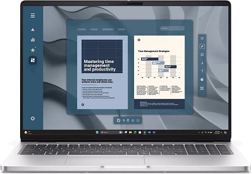 Ноутбук Dell/Pro 16 PC16255/3г/Ryzen AI 5/PRO 340/2 GHz/16 Gb/SSD/512 Gb/No ODD/Radeon/840M/16 ''/1920x1200/Windows 11/Pro/Backlit Kb/Fingerprint Read