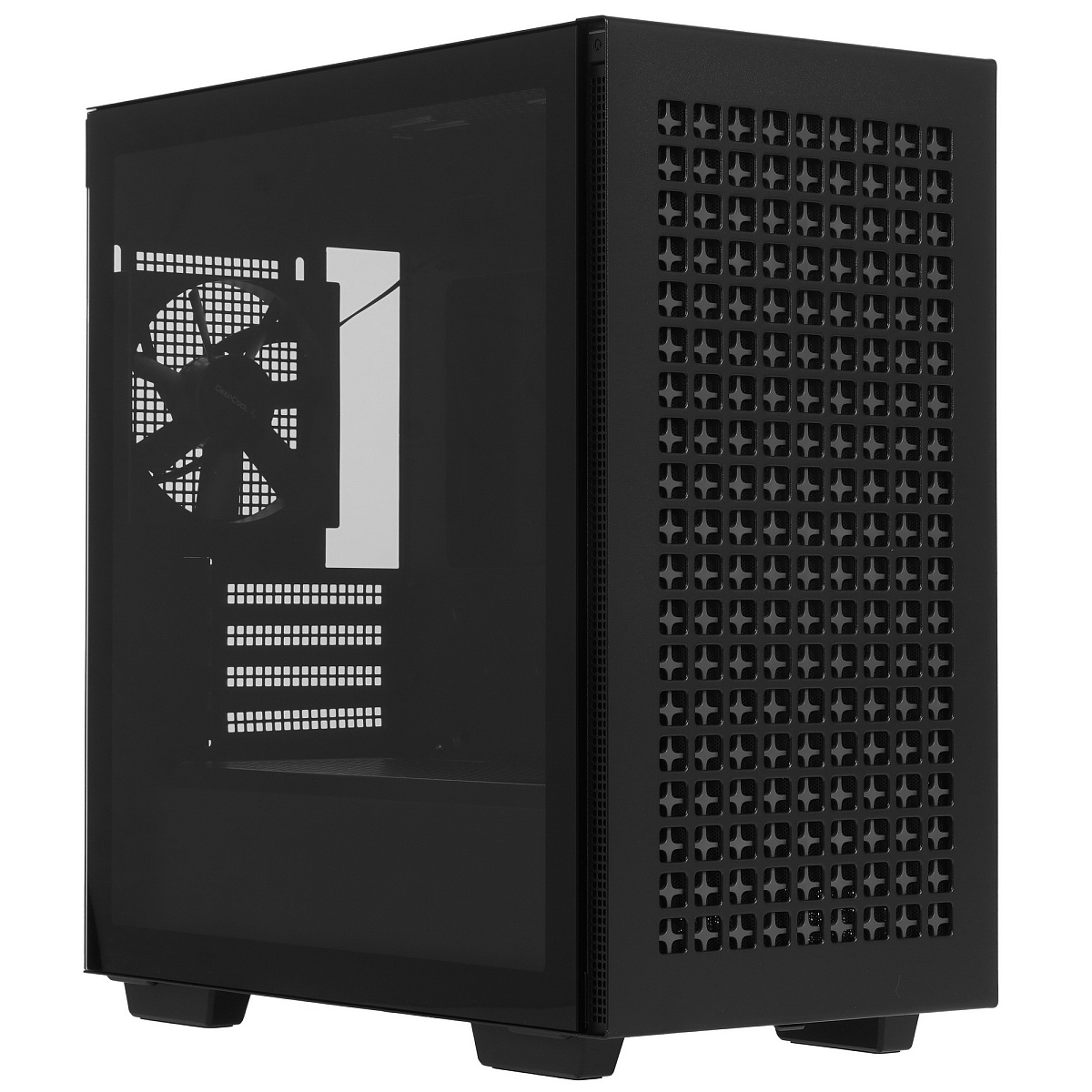 Корпус DeepCool CH370, Midi Tower, m-ATX, Black, 2x3.5"/2x2.5", 2xUSB3.0