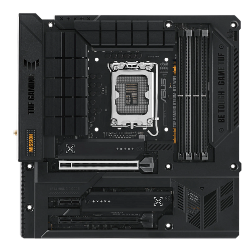 Матплата Asus TUF G B760M-Plus WiFi II, S1700, mATX, 4DDR-5, 1хPCI-Ex16, 4SATA, 3xM.2, HDMI,DP,10USB