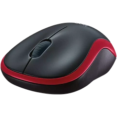 Мышь беспроводная Logitech M185 Red (красная, оптическая, 1000dpi, 2.4 GHz/USB-ресивер) (M/N: MR0087 / CU0019)