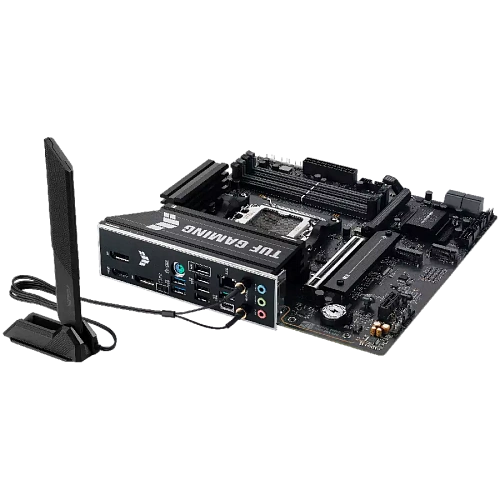 ASUS Main Board Desktop AMD Socket AM5 AMD B850 Chipset 4 x DIMM slots, max. 256GB, DDR5 1 x DisplayPort1 x HDMI port 1 x Wi-Fi module 3 x M.2 slots 4 x SATA ATX Form Factor