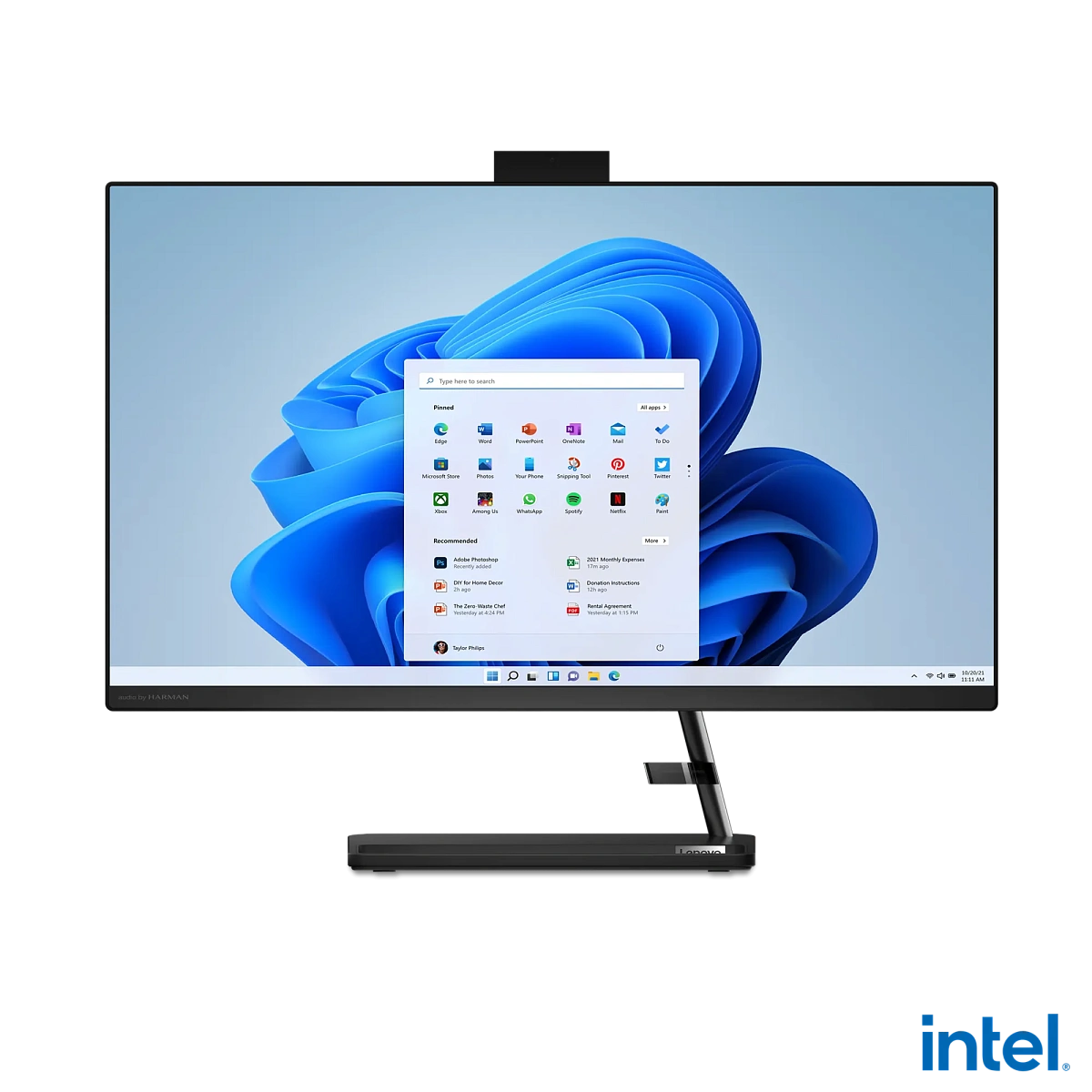 Моноблок Lenovo F0GJ00V4RK IdeaCentre AIO 3 27IAP7 27'' FHD (1920 x 1080) IPS/Intel Core i3-1215U 1,2GHz (6Cores)/8GB/512GB/Integrated/Wi-Fi 6/BT5.1/5MP Camera/USB mouse+keyboard/DOS/1Y/Black