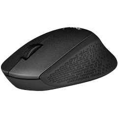 Мышь беспроводная Logitech M330 Silent Plus Black (черная, оптическая, 1000dpi, 2.4 GHz/USB-ресивер, бесшумная, под правую руку) (M/N: M-R0051 / C-U0010)