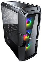 Корпус Cougar MX440-G RGB, Midi Tower, ATX, Black, 2x3.5"/4x2.5", USB2.0, 2xUSB3.0, RGB