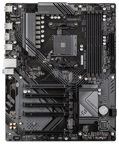 Матплата Gigabyte B550 Eagle, AM4, ATX, 4DDR-4, 5xPCI-Ex16, 4SATA, 2xM.2, HDMI, 15USB