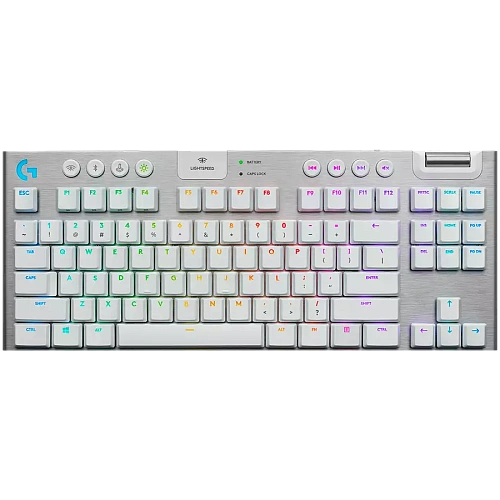LOGITECH G915 X LIGHTSPEED TKL Wireless Gaming Keyboard - WHITE - US INT'L - 2.4GHZ/BT  - EMEA28i-935 - TACTILE