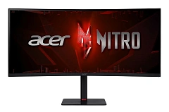 Монитор Acer/Nitro XV345CURXbmiipphx/34 ''/WQHD/3440x1440 Pix/2xHDMI(2.0) 2xDP MM Audio out HDR10/1 мс/300 ANSI люм/4000:1/240 Hz