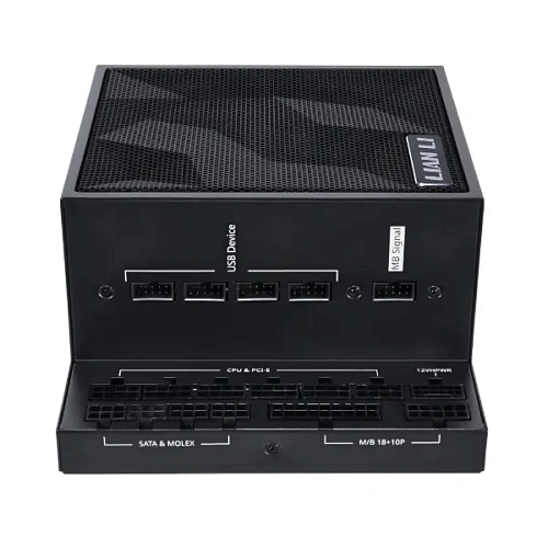 Блок питания Lian Li EG0850 BLACK 850W Full Modular, 80+ PLATINUM, КПД 92,41%, 25.96dBA, FAN 120MM FDB, 2000rpm, Black, G9P.EG0850.BE00.EU