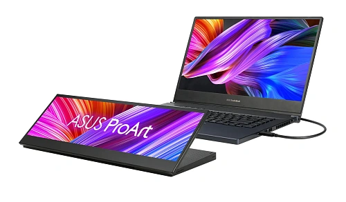Монитор 14" Asus ProArt PA147CDV, Black, IPS, 1920x550@60Hz, 400кд/м2, 1200:1, 2xUSB-C, HDMI