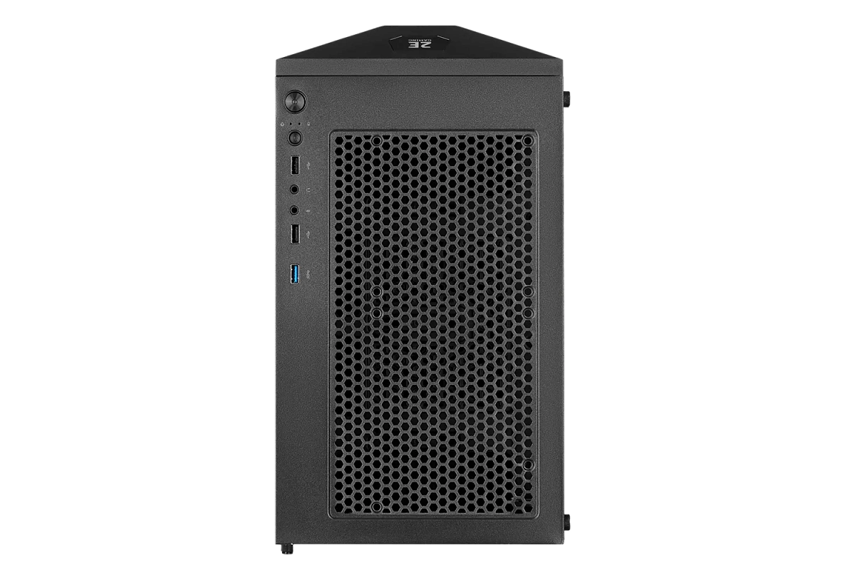 Корпус 2E Gaming Hunter GH1, Midi Tower, ATX, Black, 2x3.5"/2x2.5", 2xUSB2.0, USB3.0