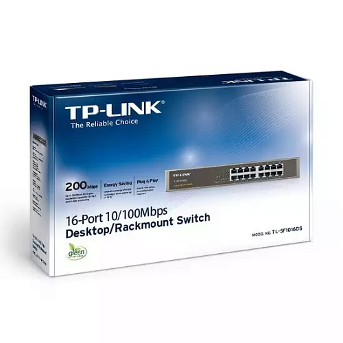 Коммутатор 16-портовый Tp-Link TL-SF1016D