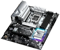 Матплата ASRock Z790 Pro RS WiFi, iZ790, S1700, ATX, 4DDR-5, 8SATA, 2xPCI-Ex16, 4xM.2, HDMI,DP,17USB